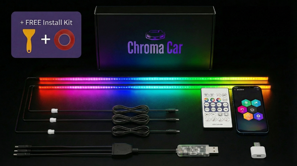 🔹 Starter Kit - 2 Light Strips (110cm x2)